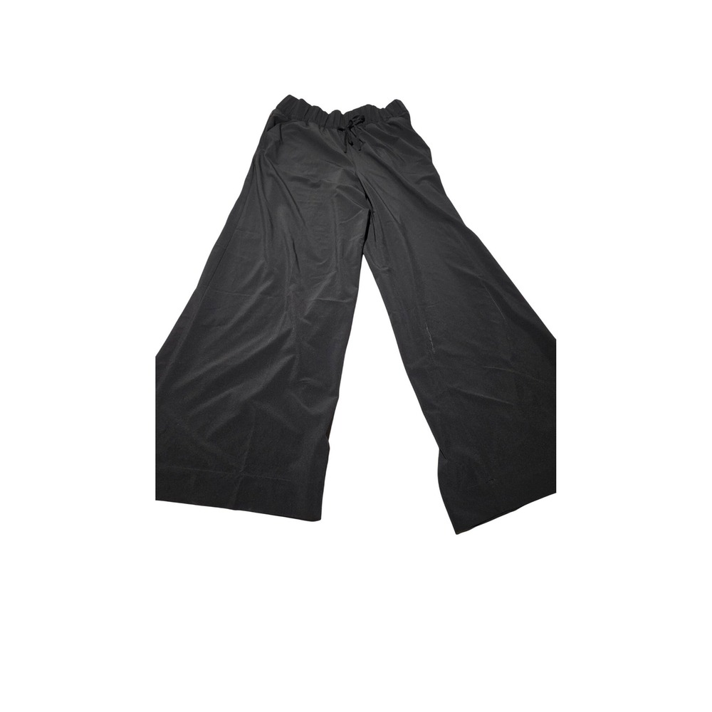 All In Motion Womens Black Wide Leg Drawstring Activewear Pants Size L